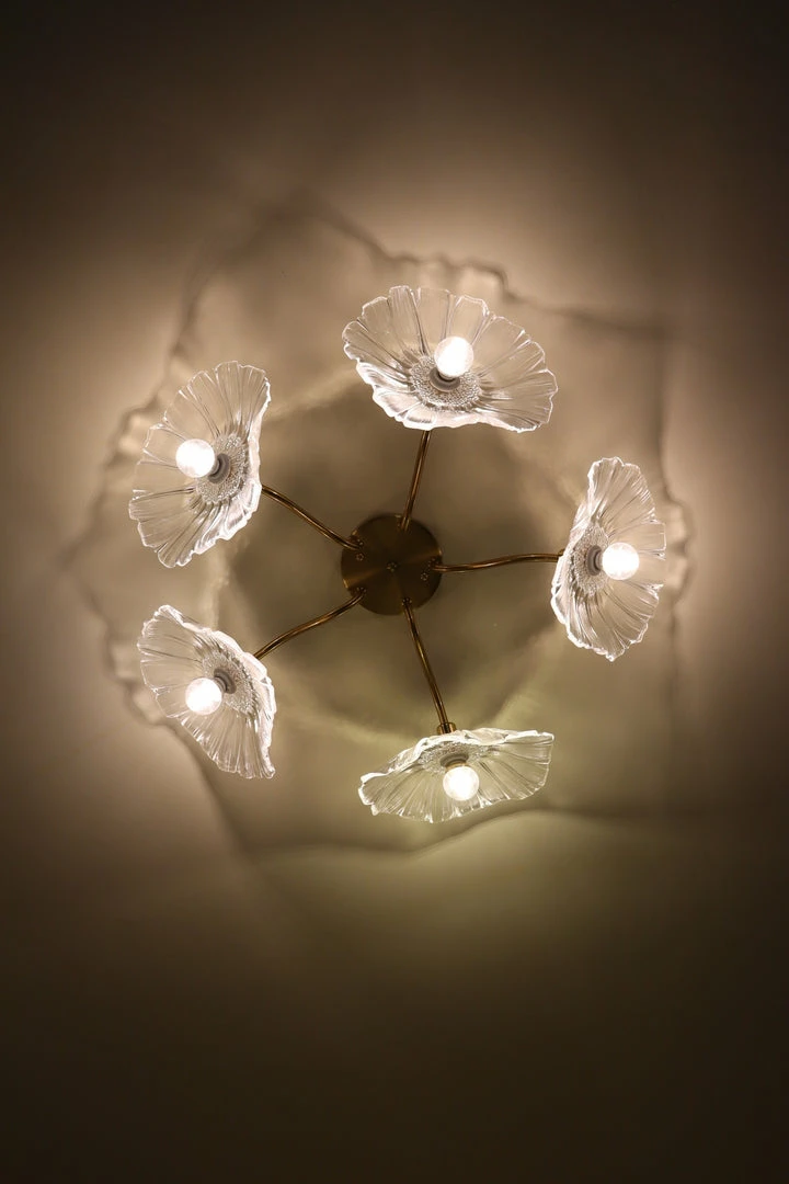 New ๐ Vakkerlight Lotus Leaf Glass Ceiling Lamp ๐ฏ 40 Vakkerlight Lotus Leaf Glass Ceiling Lamp
