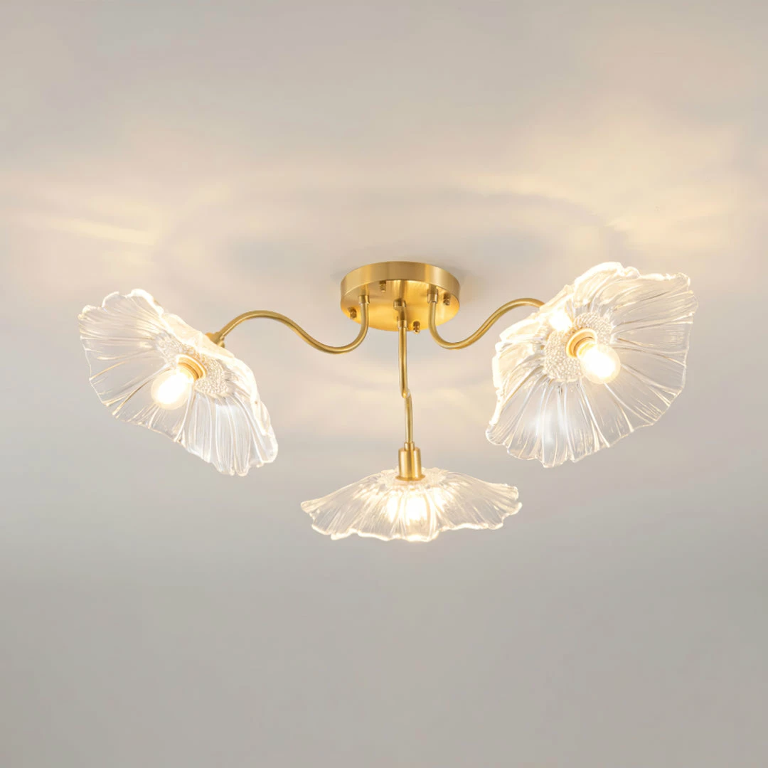 New ๐ Vakkerlight Lotus Leaf Glass Ceiling Lamp ๐ฏ 22 Vakkerlight Lotus Leaf Glass Ceiling Lamp