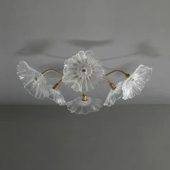 New ๐ Vakkerlight Lotus Leaf Glass Ceiling Lamp ๐ฏ 86 Vakkerlight Lotus Leaf Glass Ceiling Lamp