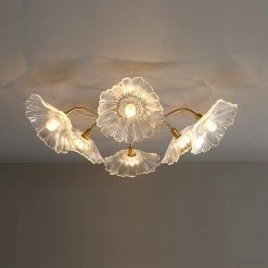 New ๐ Vakkerlight Lotus Leaf Glass Ceiling Lamp ๐ฏ 67 Vakkerlight Lotus Leaf Glass Ceiling Lamp