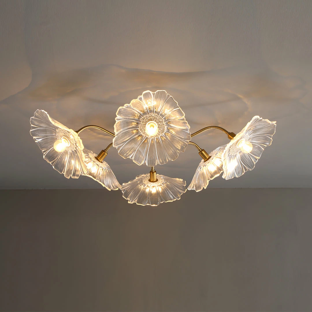 New ๐ Vakkerlight Lotus Leaf Glass Ceiling Lamp ๐ฏ 24 Vakkerlight Lotus Leaf Glass Ceiling Lamp