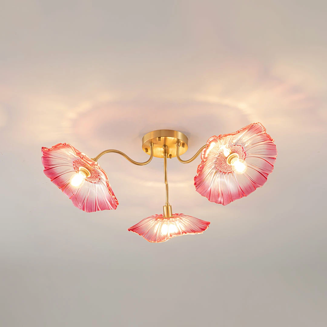 New ๐ Vakkerlight Lotus Leaf Glass Ceiling Lamp ๐ฏ 25 Vakkerlight Lotus Leaf Glass Ceiling Lamp