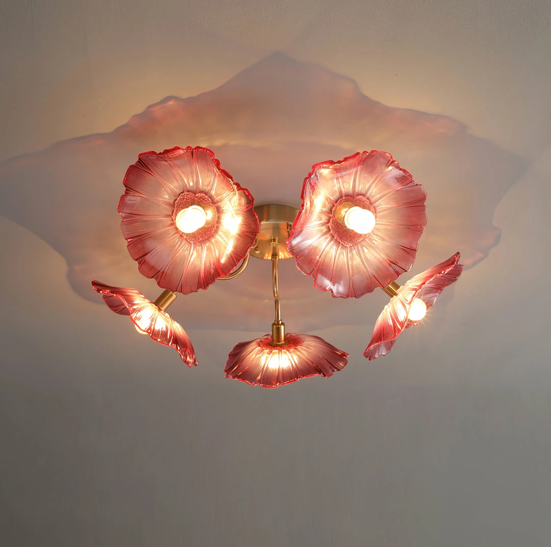 New ๐ Vakkerlight Lotus Leaf Glass Ceiling Lamp ๐ฏ 26 Vakkerlight Lotus Leaf Glass Ceiling Lamp