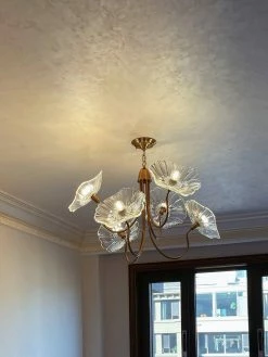 Vakkerlight Chandeliers Lotus Leaf Glass Chandelier
