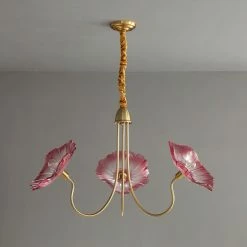 Vakkerlight Chandeliers Lotus Leaf Glass Chandelier