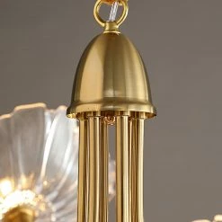 Vakkerlight Chandeliers Lotus Leaf Glass Chandelier