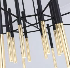 Vakkerlight Metal Tubular Chandelier Chandeliers