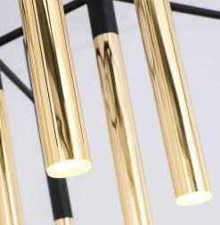 Vakkerlight Metal Tubular Chandelier Chandeliers