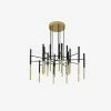 Vakkerlight Metal Tubular Chandelier Chandeliers
