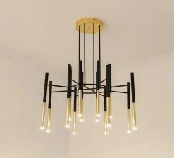 Vakkerlight Metal Tubular Chandelier Chandeliers