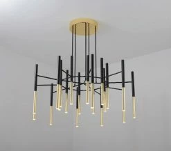 Vakkerlight Metal Tubular Chandelier Chandeliers