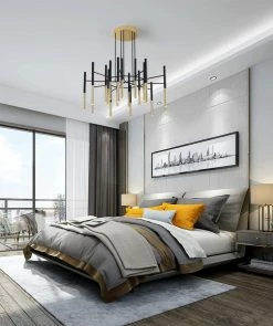 Vakkerlight Metal Tubular Chandelier Chandeliers