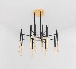 Vakkerlight Metal Tubular Chandelier Chandeliers