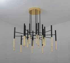 Vakkerlight Metal Tubular Chandelier Chandeliers
