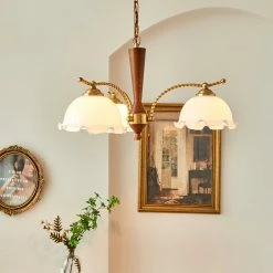 Vakkerlight Milky Flower Chandelier