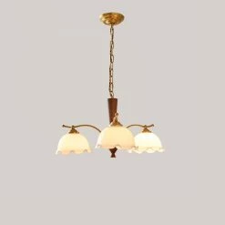 Vakkerlight Milky Flower Chandelier