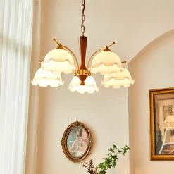 Vakkerlight Milky Flower Chandelier