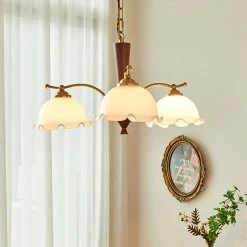 Vakkerlight Milky Flower Chandelier