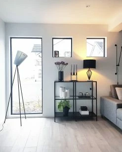 Vakkerlight Floor Lamps Modern Oslo Wood Floor Lamp