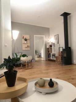 Vakkerlight Floor Lamps Modern Oslo Wood Floor Lamp