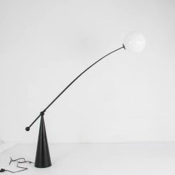 Vakkerlight All Rooms Opal Arc Floor Lamp