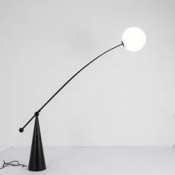 Vakkerlight All Rooms Opal Arc Floor Lamp