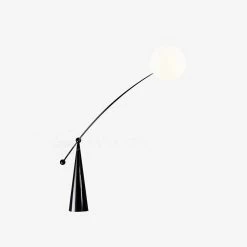 Vakkerlight All Rooms Opal Arc Floor Lamp