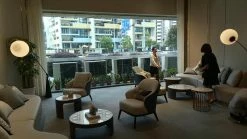 Vakkerlight All Rooms Opal Arc Floor Lamp