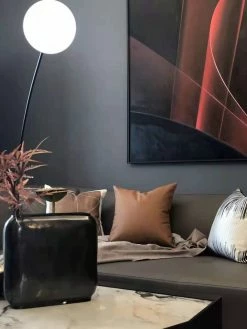 Vakkerlight All Rooms Opal Arc Floor Lamp