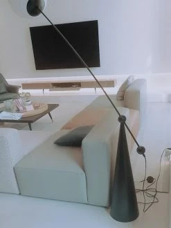 Vakkerlight All Rooms Opal Arc Floor Lamp