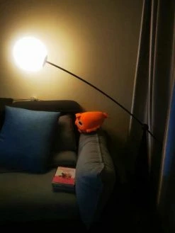 Vakkerlight All Rooms Opal Arc Floor Lamp