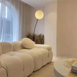 Vakkerlight All Rooms Opal Arc Floor Lamp