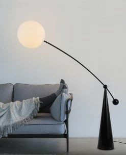 Vakkerlight All Rooms Opal Arc Floor Lamp