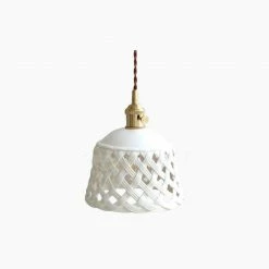 Vakkerlight Openwork Ceramic Pendant Lamp Pendant Lights