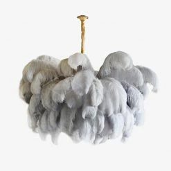Vakkerlight Ostrich Feather Chandeliers