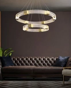 Vakkerlight Parallel Ring LED Chandelier