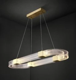 Vakkerlight Parallel Ring LED Chandelier
