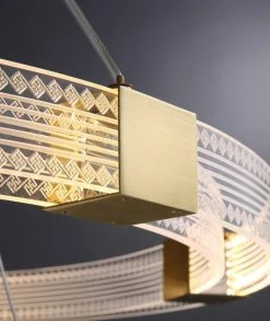 Vakkerlight Parallel Ring LED Chandelier