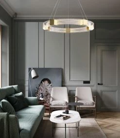 Vakkerlight Parallel Ring LED Chandelier