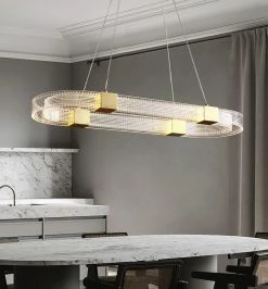 Vakkerlight Parallel Ring LED Chandelier