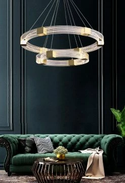 Vakkerlight Parallel Ring LED Chandelier