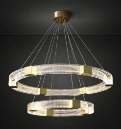 Vakkerlight Parallel Ring LED Chandelier