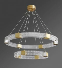 Vakkerlight Parallel Ring LED Chandelier