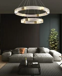 Vakkerlight Parallel Ring LED Chandelier