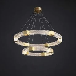 Vakkerlight Parallel Ring LED Chandelier