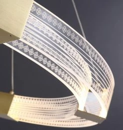 Vakkerlight Parallel Ring LED Chandelier