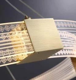 Vakkerlight Parallel Ring LED Chandelier