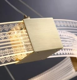 Vakkerlight Parallel Ring LED Chandelier