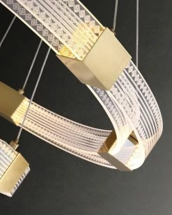 Vakkerlight Parallel Ring LED Chandelier
