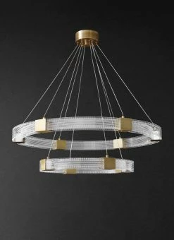 Vakkerlight Parallel Ring LED Chandelier